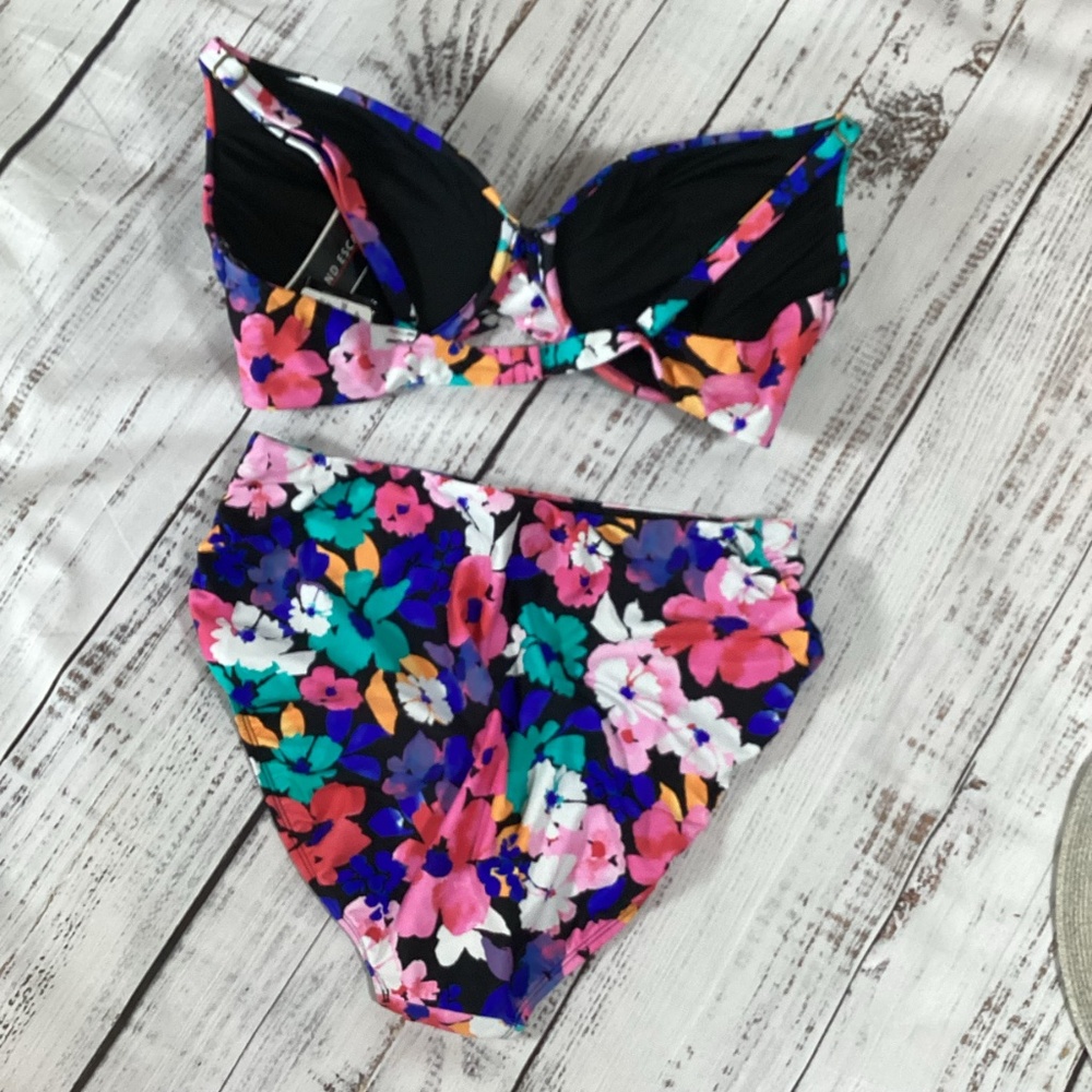 360. Island Escape Topical High Waist Bikini NWT Size 16 - Picture 2 of 8